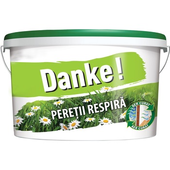 Vopsea lavabila Danke Peretii Respira, interior, 25L Vopsea lavabila Danke Peretii Respira, interior, 25L