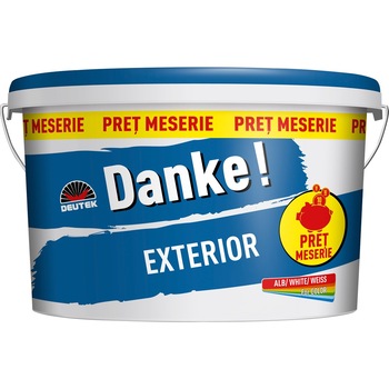 Vopsea lavabila Danke, exterior, 25L Vopsea lavabila Danke, exterior, 25L