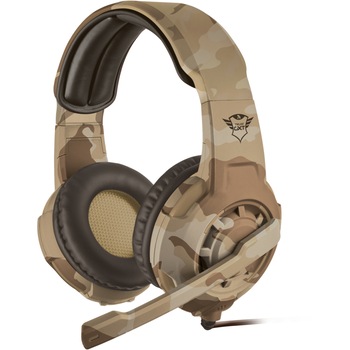 Casti gaming Trust GXT 310D Radius, Desert camo Casti gaming Trust GXT 310D Radius, Desert camo