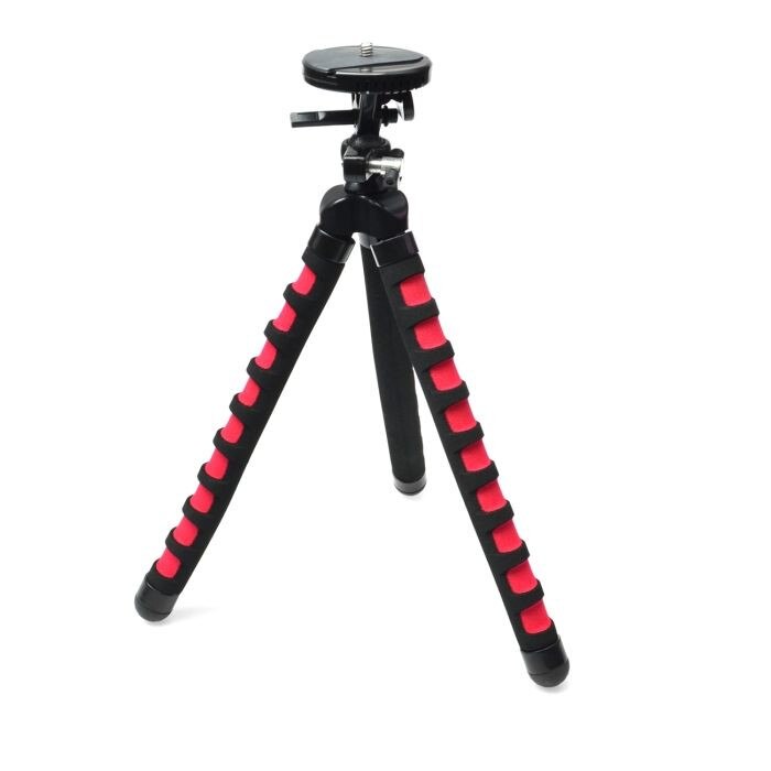 Trepied XREC, 29cm, 1.5kg, Negru/Rosu