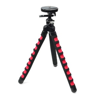 Trepied XREC, 29cm, 1.5kg, Negru/Rosu Trepied XREC, 29cm, 1.5kg, Negru/Rosu