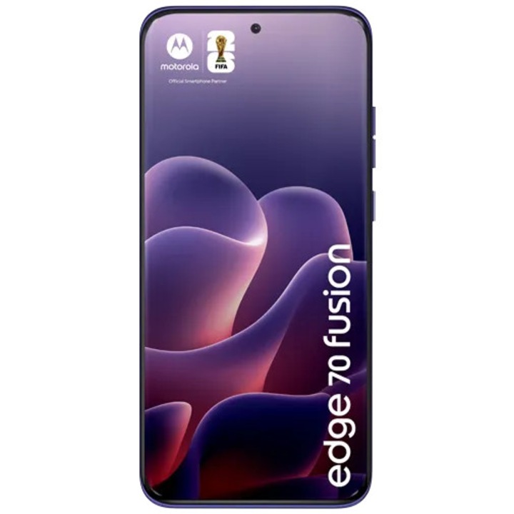 Смартфон Motorola edge 70 fusion, 256GB, 8GB RAM, лавандулово синьо, Dual SIM
