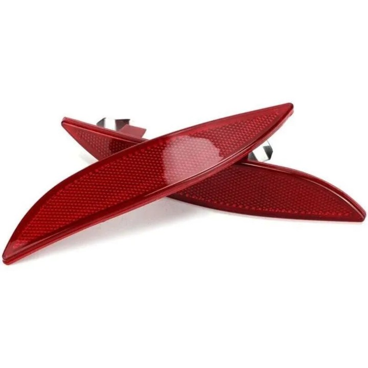 Reflectoare pentru bara spate Renault Megane III / Fluence, rosu, set 2, 265650004R, k0312-0725-CD6813