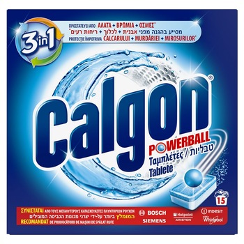 Tablete anticalcar 3in1 Calgon Powerball 15 bucati Tablete anticalcar 3in1 Calgon Powerball 15 bucati