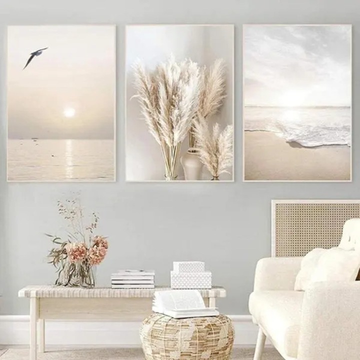 Set tablouri canvas peisaj natural modern 40x60cm multicolor neincadrat