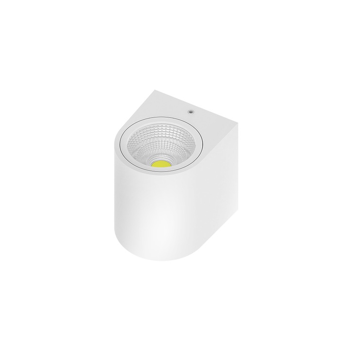 Braytron Rita-PL LED fali lámpa, 5W, 3000K, IP44, fehér