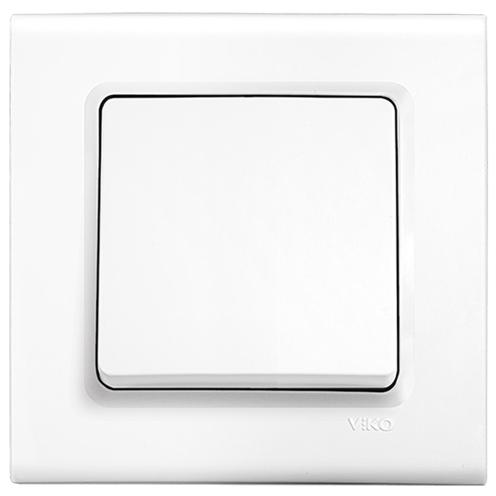 Intrerupator cu 2 circuite Linnera Alb