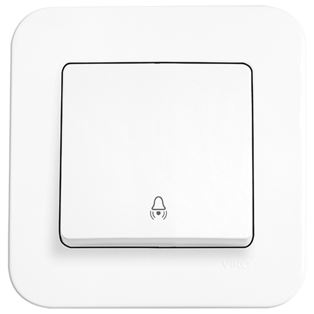 Buton sonerie Rollina Alb