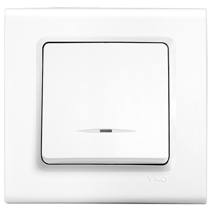 Intrerupator cu LED Linnera Alb