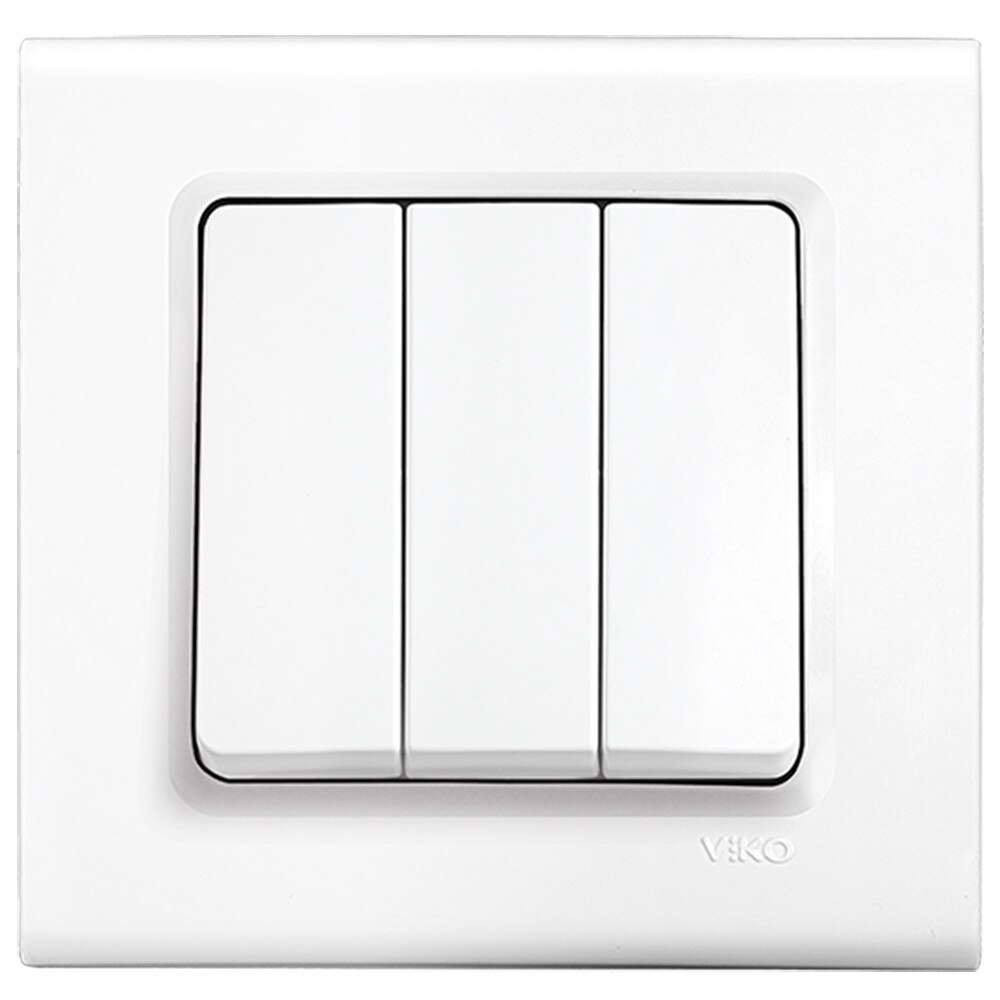 Intrerupator Triplu Linnera Alb