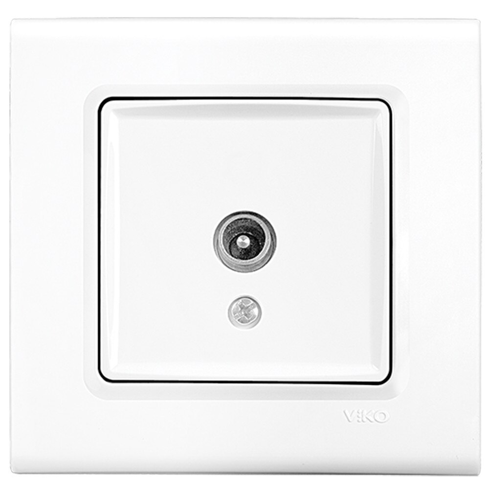 Priza TV trecere 12Db Linnera Alb