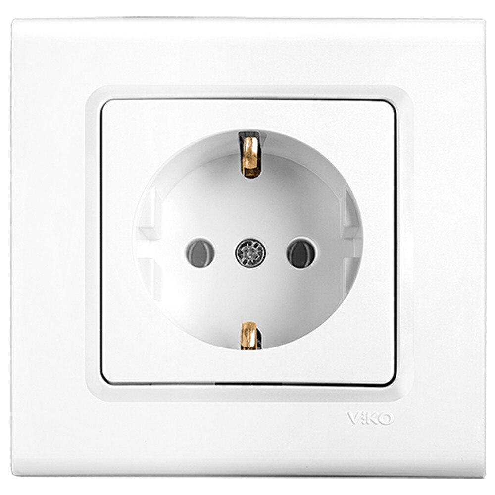 Priza shuko Linnera Alb