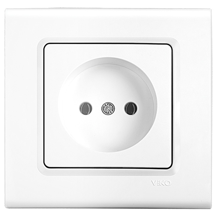 Priza simpla Linnera Alb