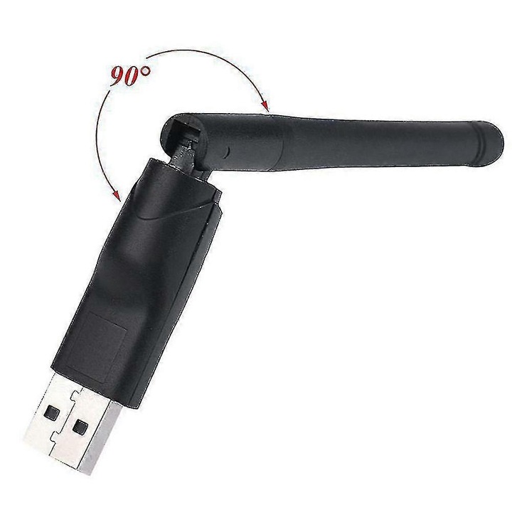 Адаптер USB WiFi 2.4GHz черен