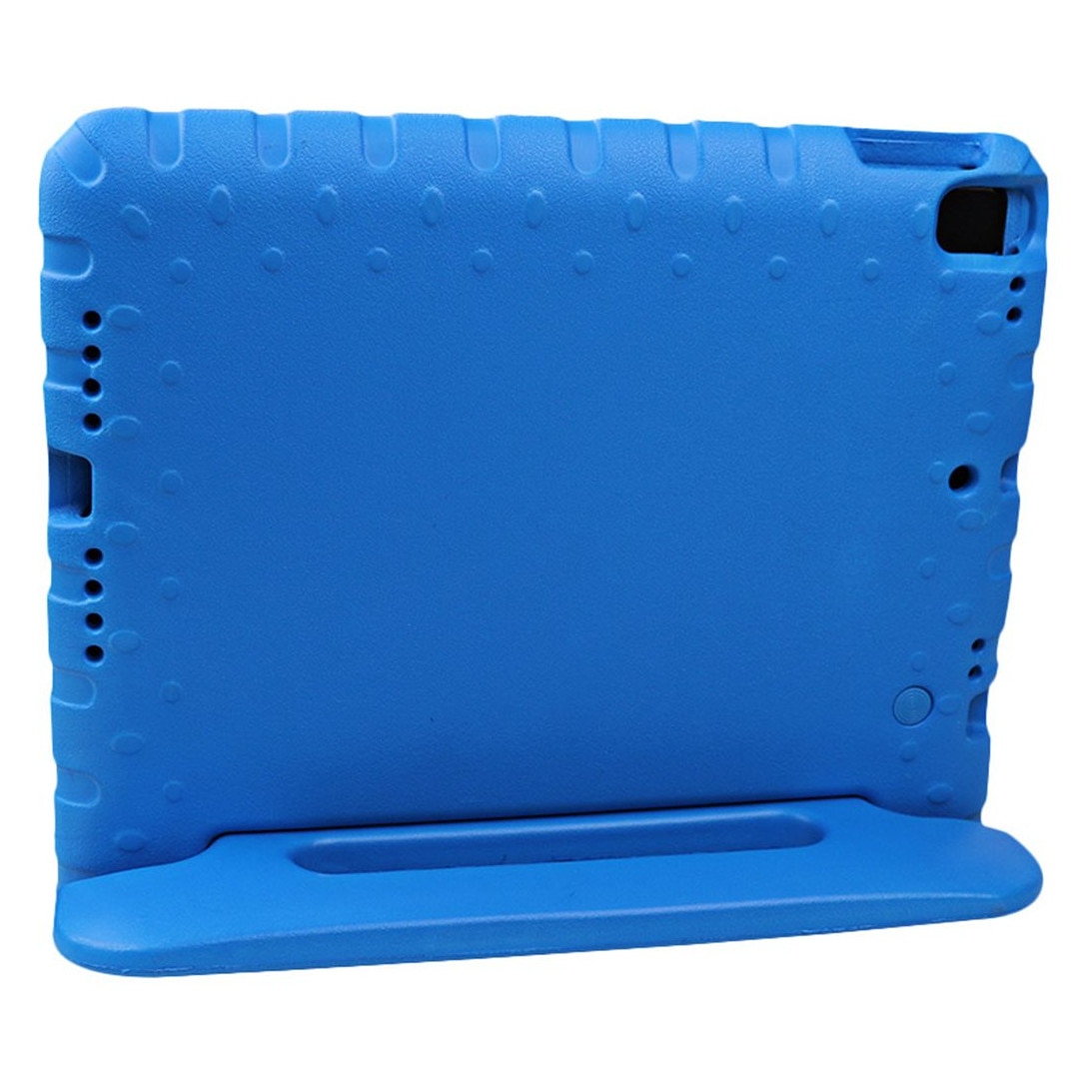 Husa tableta copii, 8.7 inch, spuma EVA, albastru, 22x21x2.2cm, cu suport si maner