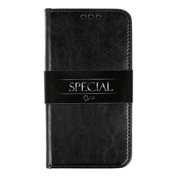 Husa BOOK SPECIAL pentru SAMSUNG GALAXY A3 (2017) A320, din piele veritabila, Negru Husa BOOK SPECIAL pentru SAMSUNG GALAXY A3 (2017) A320, din piele veritabila, Negru