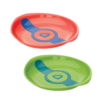 Set Munchkin - 2 farfurii Bebe, senzor de temperatura si schimbarea culorii, rosu-verde Set Munchkin - 2 farfurii Bebe, senzor de temperatura si schimbarea culorii, rosu-verde