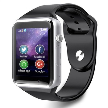 Ceas Smartwatch Kinder A1, Touchscreen HD, Functie telefon cu cartela SIM, Notificari, MicroSD, Apelare BT, Antizgarieturi, Curea rezistenta din silicon, Negru Ceas Smartwatch Kinder A1, Touchscreen HD, Functie telefon cu cartela SIM, Notificari, MicroSD, Apelare BT, Antizgarieturi, Curea rezistenta din silicon, Negru