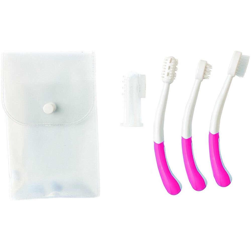 Set periute de dinti 4 in 1 1145 - Nuvita - Pink