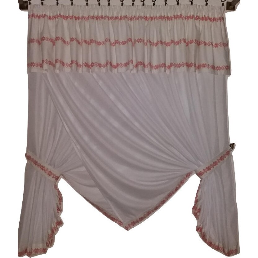 Perdea Decorint confectionata (PTS.05) + cadou un prosop de bucatarie