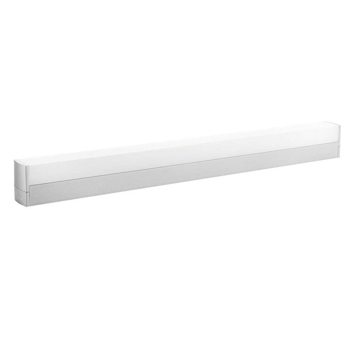 Aplica LED integrat Philips Linea, 11W, 780 lm, aluminiu, Gri, clasa energetica E