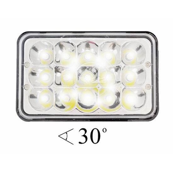 Proiector lucru 170x110, 15 LED-uri, 2 faze, 10-30V/45W, 2925lm, 30 de grade Spot, BK69042s