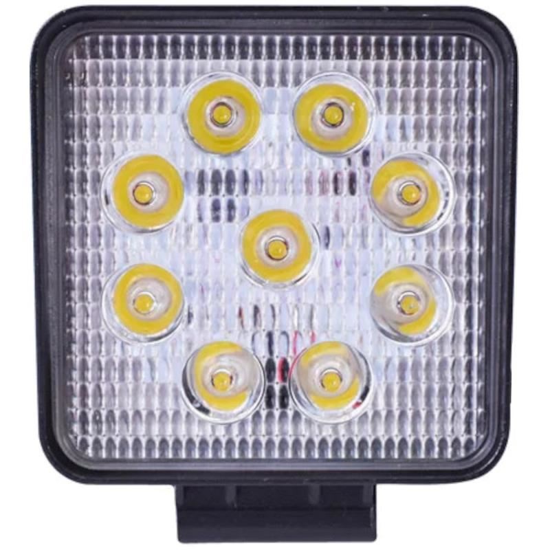 Proiector lucru 108x108, LED, 10-30V / 27W, 1890lm, spot, BK69005s