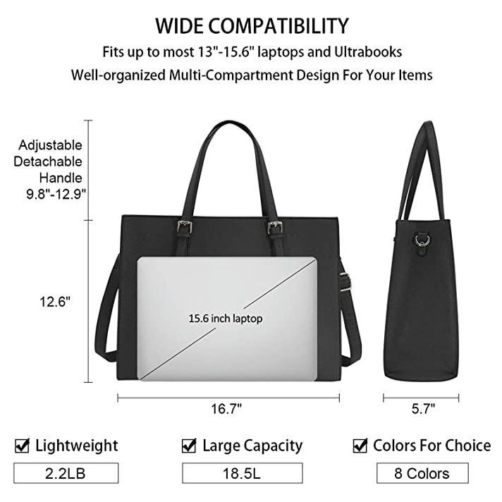 Geanta laptop 15.6 inch, rucsac, piele, negru, rezistenta la apa, usoara