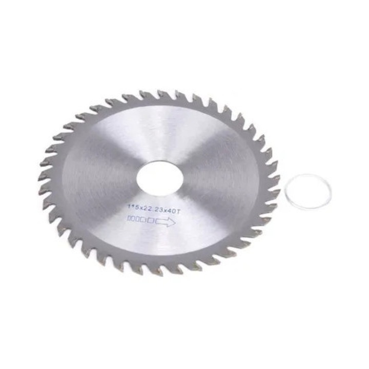 Disc taiere circulara carbura 115mm pentru lemn, accesoriu fierastrau unghiular si masa