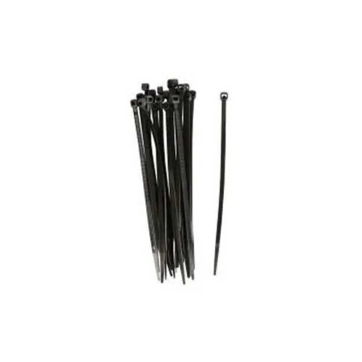 Cleme cablu nylon negru 2.5x100mm set 100 buc