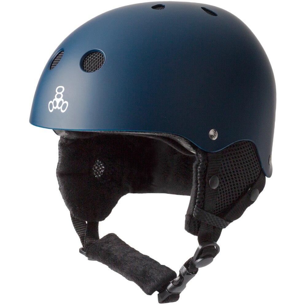 Casca schi si snowboard Triple 8 Brainsaver Snow Standard Navy Rubber, L/XL, 59-61cm