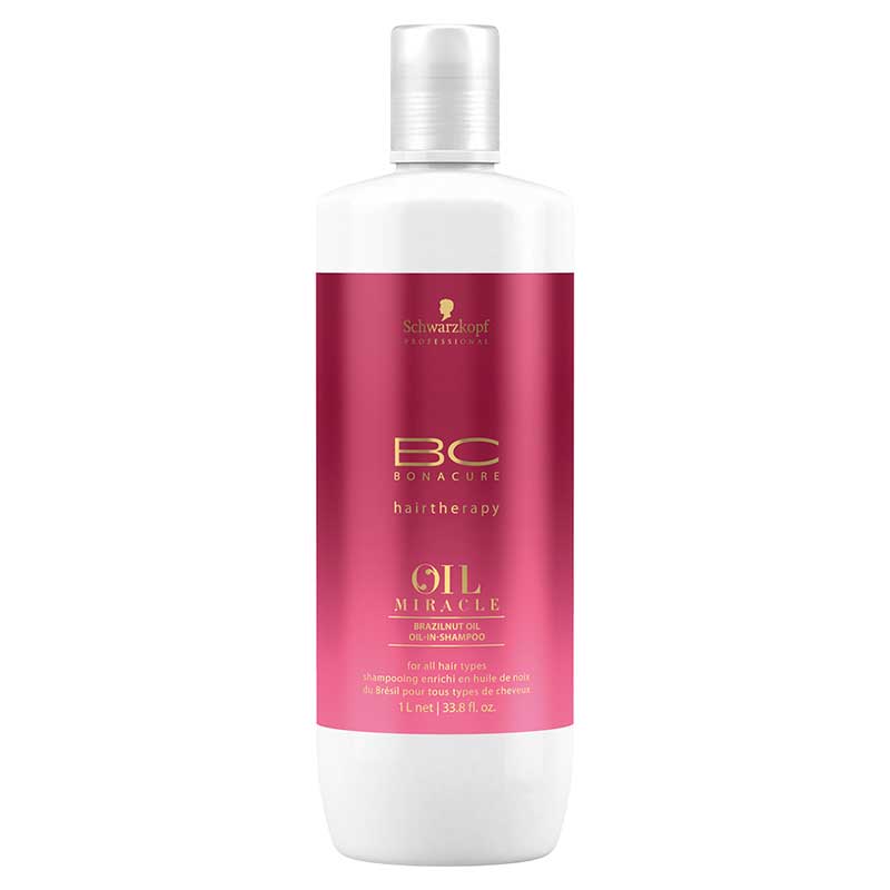 Sampon pentru stralucire Schwarzkopf Bonacure Oil Miracle Brazilnut Shampoo, 1000 ml