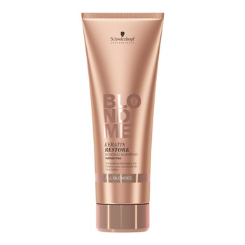 Sampon Schwarzkopf Professional, BlondMe Keratin Restore Bonding, pentru par blond, 250 ml Sampon Schwarzkopf Professional, BlondMe Keratin Restore Bonding, pentru par blond, 250 ml