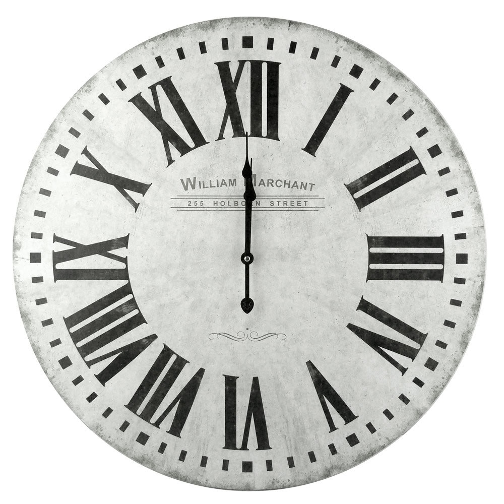 Ceas de perete rotund, Segnale, metal, 60 cm