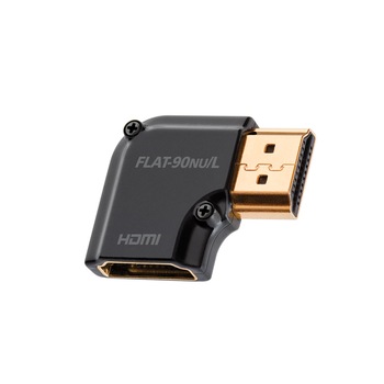 Adaptor HDMI mama - HDMI tata 90 grade AudioQuest 90° nu/L compatibil 4K Adaptor HDMI mama - HDMI tata 90 grade AudioQuest 90° nu/L compatibil 4K