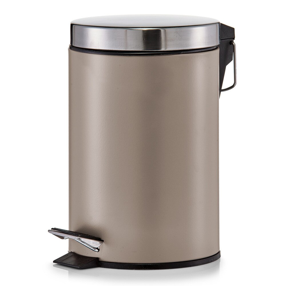 Cos de gunoi, Zeller, 3 l, Finisaj mat, Maro