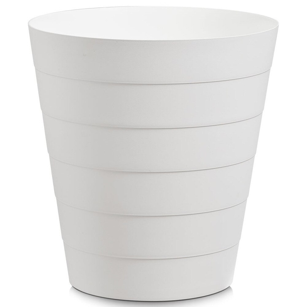 Cos de hartie, Zeller, 14 l, Plastic, Alb