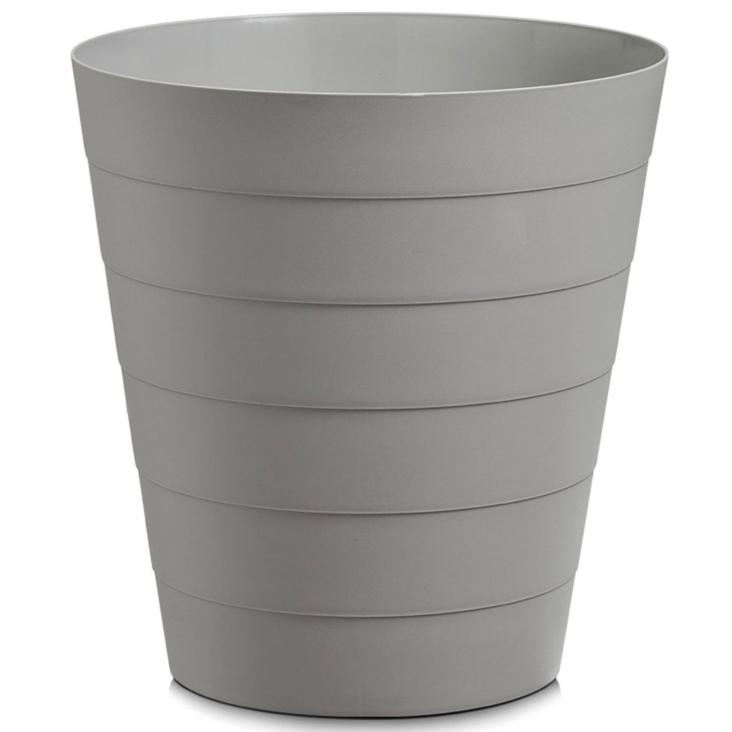 Cos de gunoi pentru hartie, Zeller, 14l, Plastic, Gri