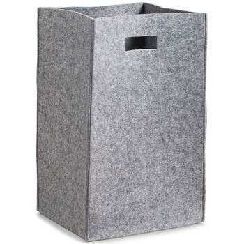 Cos pentru rufe/cumparaturi, Zeller, 35 x 30 x 55 cm, Material textil, Gri Cos pentru rufe/cumparaturi, Zeller, 35 x 30 x 55 cm, Material textil, Gri