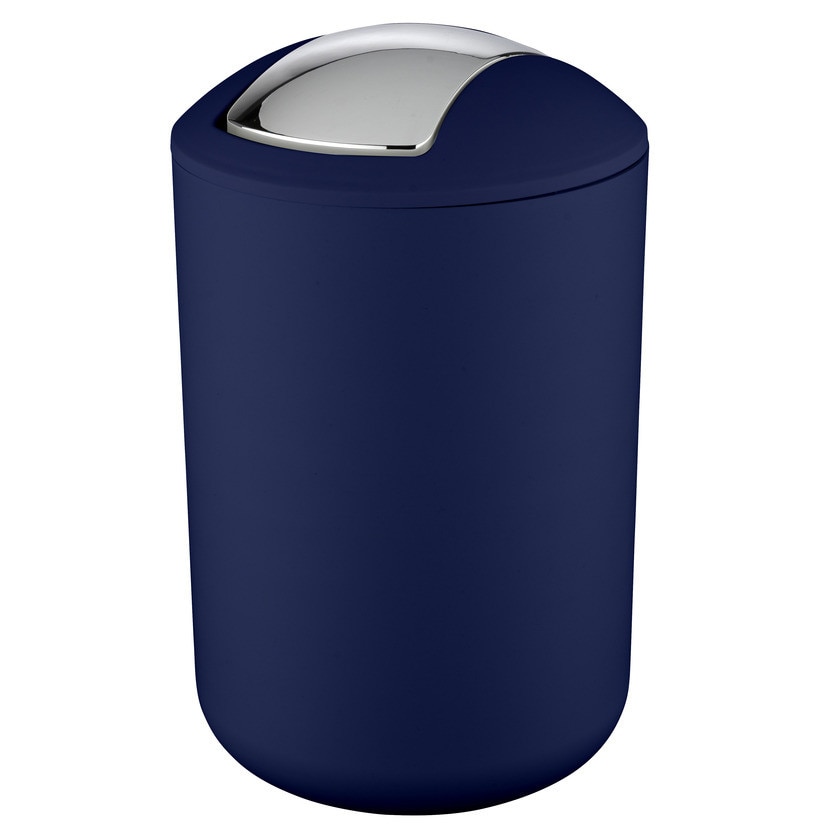 Cos de gunoi Wenko Brasil, 6.5l, Plastic, Albastru inchis