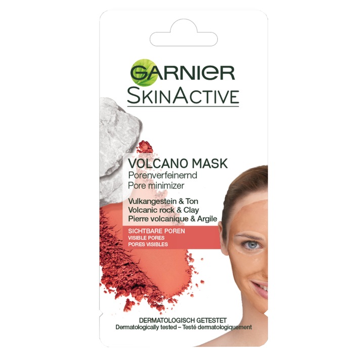 Masca de fata Garnier Skin Active reducerea porilor, 8 ml