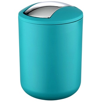 Cos de gunoi Wenko, Plastic, 2 L, Turcoaz Cos de gunoi Wenko, Plastic, 2 L, Turcoaz