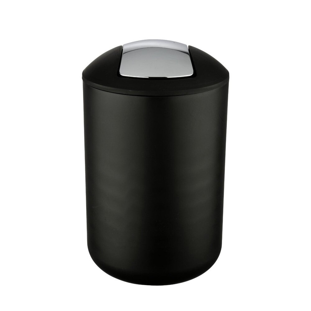 Cos de gunoi, Wenko Brasil, 6.5 L, Negru
