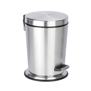 Cos de gunoi, Wenko, Conic, Metal, 5 L, Argintiu Cos de gunoi, Wenko, Conic, Metal, 5 L, Argintiu