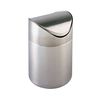 Cos din otel inoxidabil pentru gunoi, Wenko, 24 x 16 cm, 3 L Cos din otel inoxidabil pentru gunoi, Wenko, 24 x 16 cm, 3 L