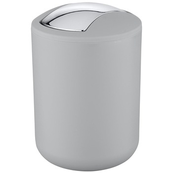 Cos de gunoi Wenko, Plastic, 2 L, Gri Cos de gunoi Wenko, Plastic, 2 L, Gri