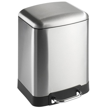 Cos din otel inoxidabil pentru grunoi, Wenko, 32 x 23 x 23 cm, 6 l Cos din otel inoxidabil pentru grunoi, Wenko, 32 x 23 x 23 cm, 6 l