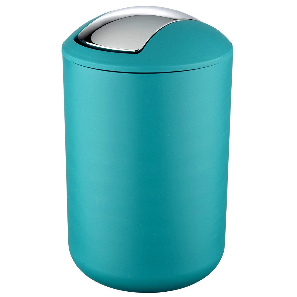 Cos de gunoi Wenko Brasil, Plastic, 6.5 L, Turcoaz