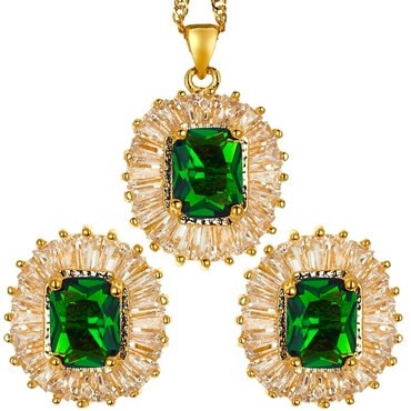 Set bijuterii Glamour Emerald