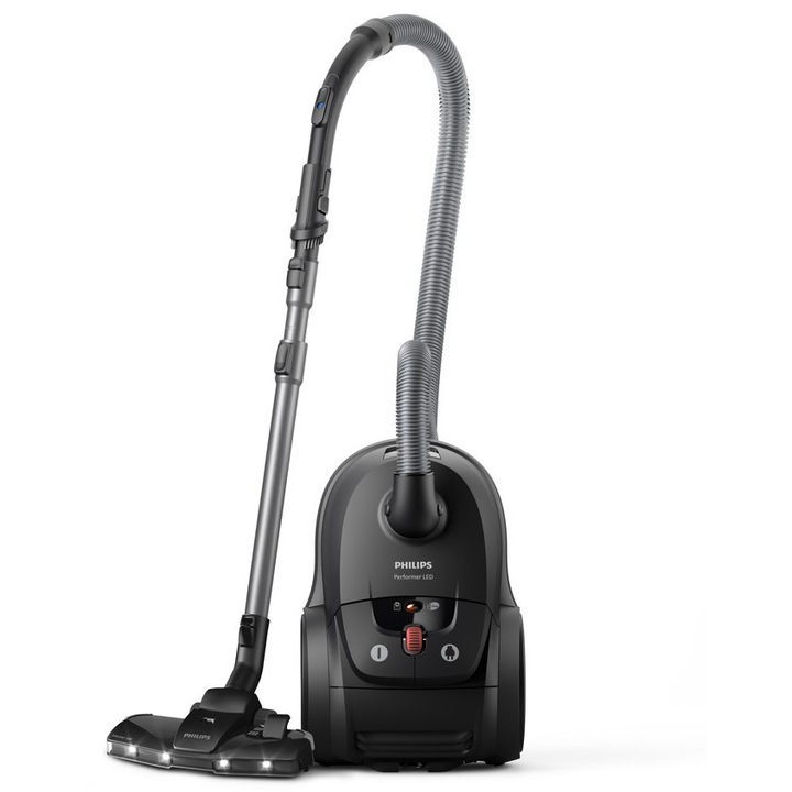 Aspirator cu sac Philips XD8122 900W HEPA 13 4l 12m alb